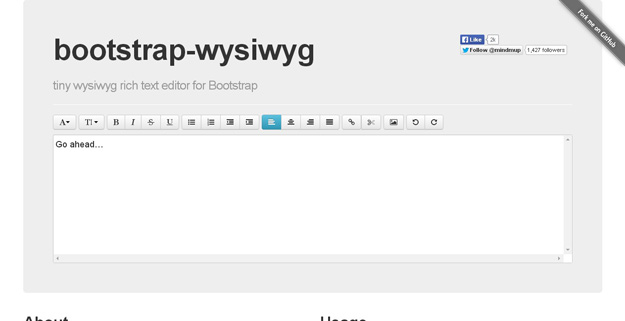 Bootstrap WYSIWYG