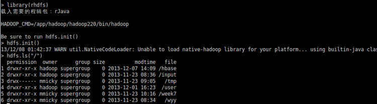 RHadoop搭建（HDFS+MapReduce) - mmicky - mmicky 的博客