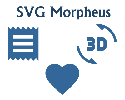 SVG Morpheus – Material Design Inspired SVG Icons Morphing Effect