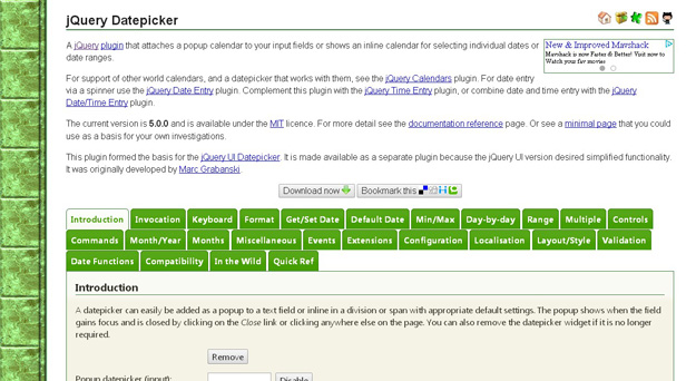 jQuery Datepicker