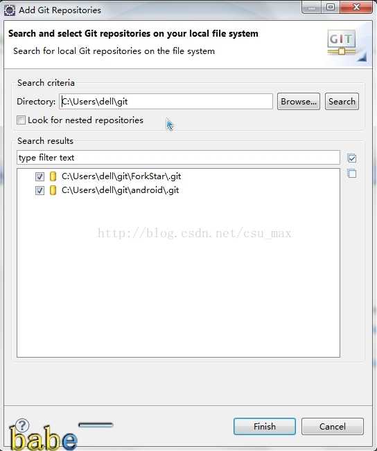 【eclipse下使用git上传(下载)代码至(从)github】23