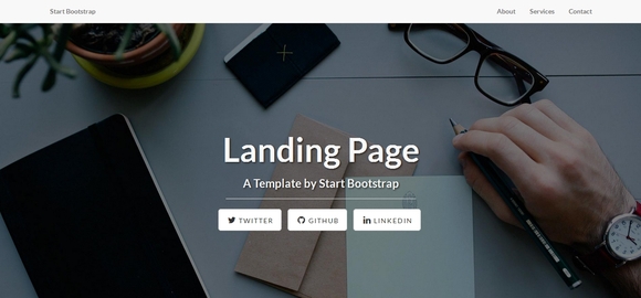 Landing Page - free bootstrap templates