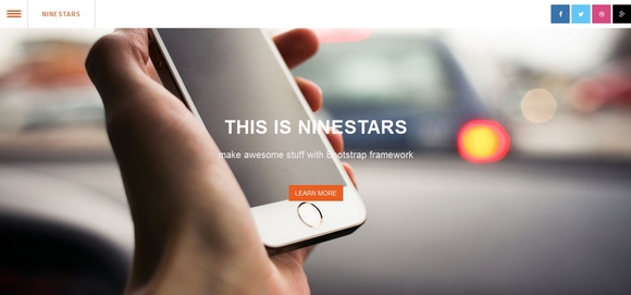 Nine Stars - free html5 templates