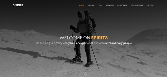 Spirit8 - website templates