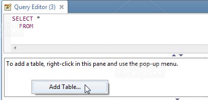 在MyEclipse中构建SQL查询语句