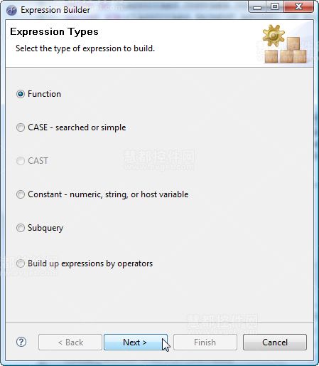 在MyEclipse中构建SQL查询语句