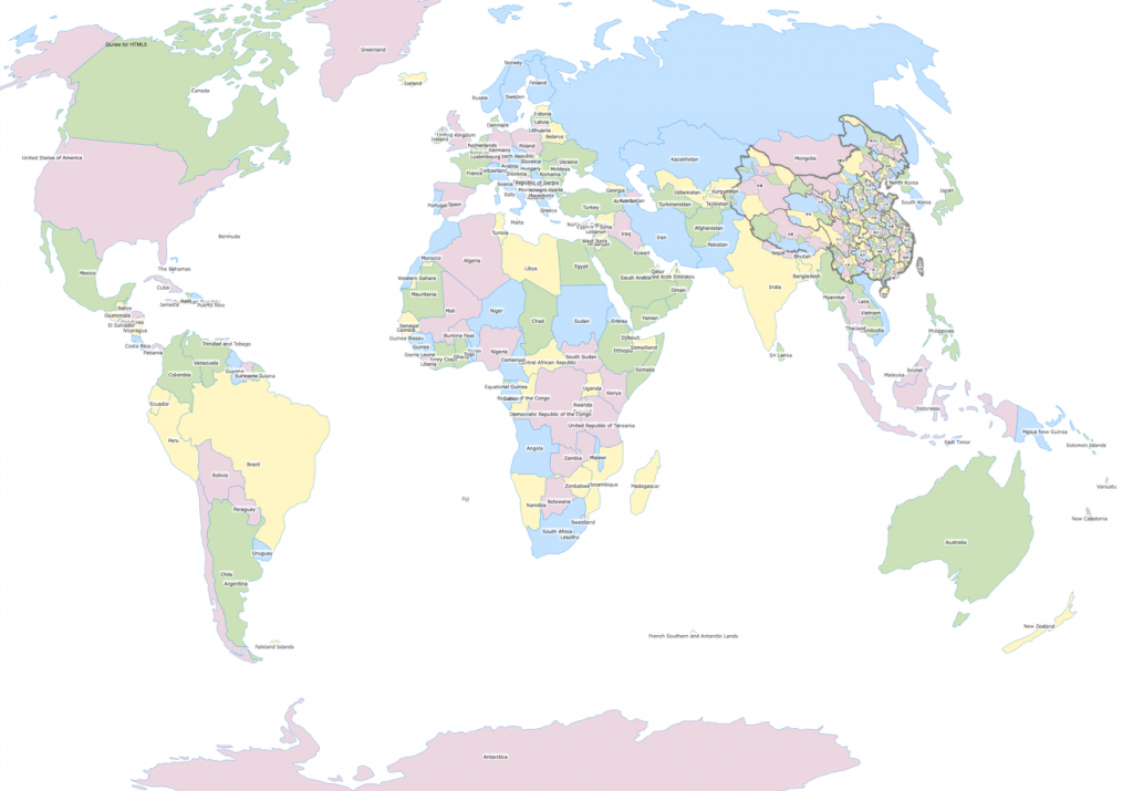 原 荐 基于HTML5的在线地图 - 加载TopoJSON数据_ERP中国网