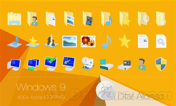 Windows 10图标丑得惊天动地！看这个……