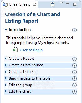 MyEclipse中的报表工具（上）