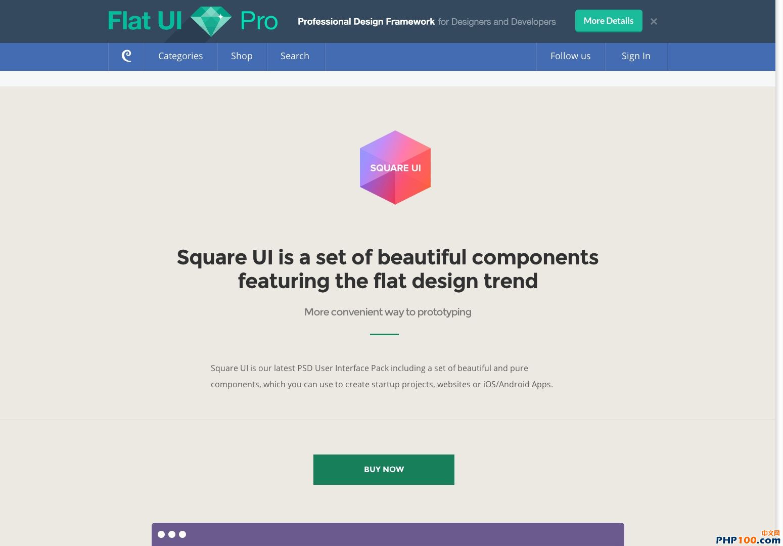 Square UI - User Interface Kit - Designmodo
