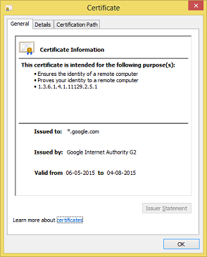 Digital Certificate HTTPS