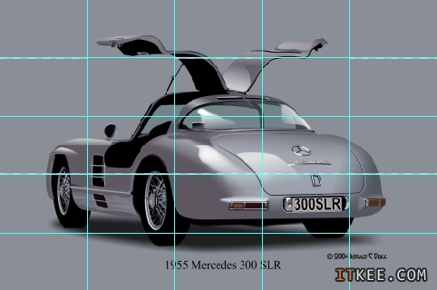 Photoshop 中图片切片(或等分)以及合并