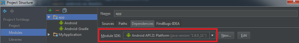android import module targeting different sdk version