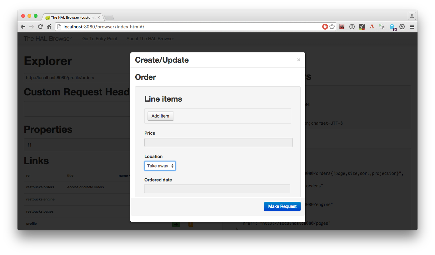 JSON Editor based POST form