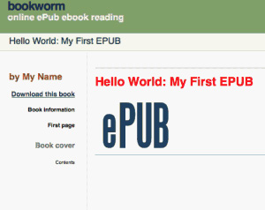 在 Bookworm 中显示 EPUB