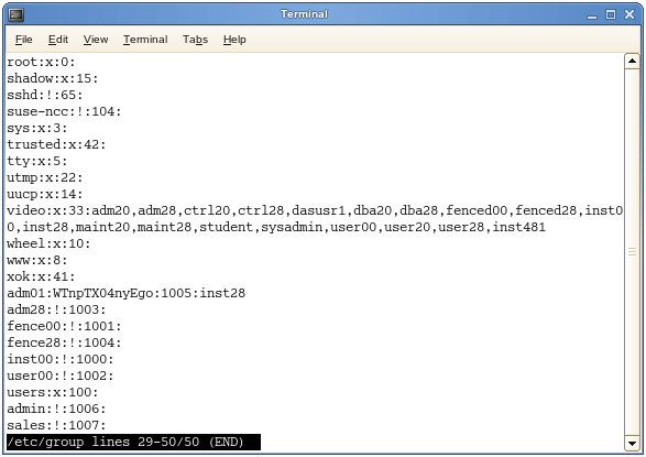 Adding Users in Linux 5