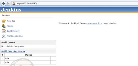 图 3. Jenkins 主界面