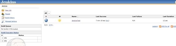 图 15. JenkinsTest 开始构建