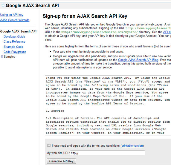 生成这个 API 键