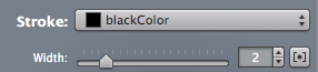 stroke width in PaintCode
