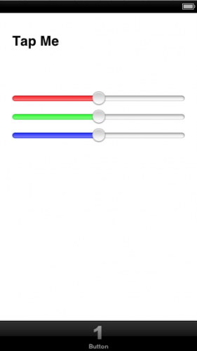 Slider colors