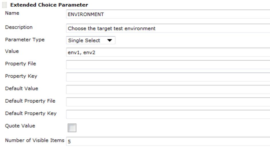 图 10. 单选项配置