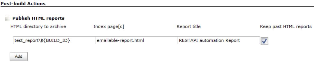 图 19. 报告路径和配置