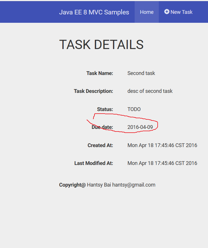 date formatting result