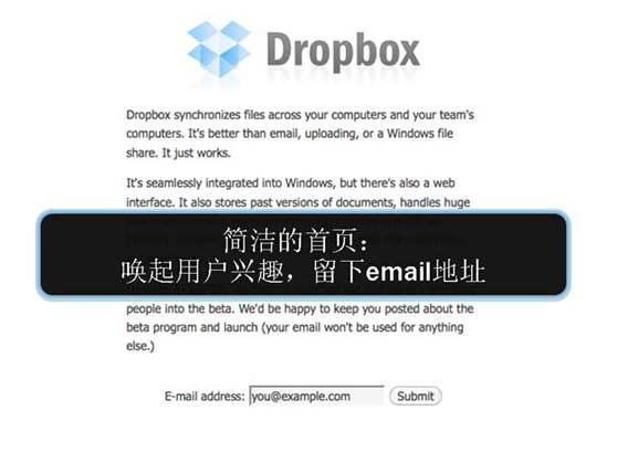 DropBox首页