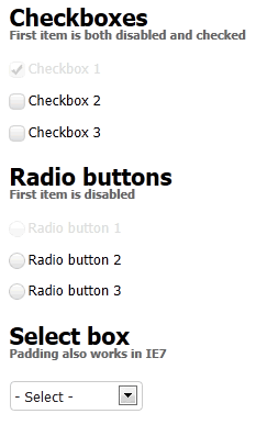 Zebra_TransForm的类似软件 - jQuery表单及相