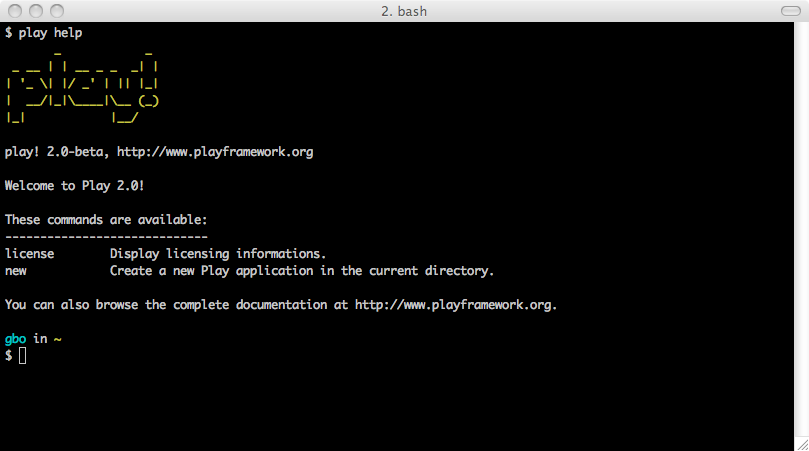 Play 2.0 文档 － 入门 －－ 针对Scala开发者 