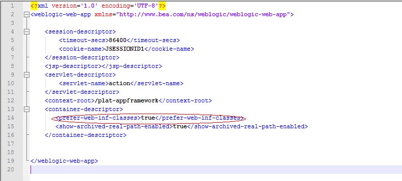 weblogic.xml_配置、部署描述符元素