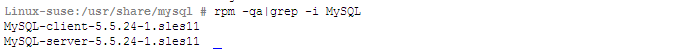 MYSQL RPM安装步骤 