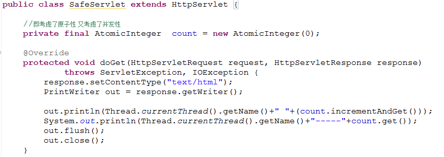 AtomicIntegerSafeServlet