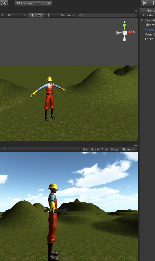 Kinect结合Unity3D引擎开发体感游戏（一） 