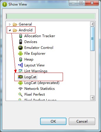 配置LogCat显示的最终步骤