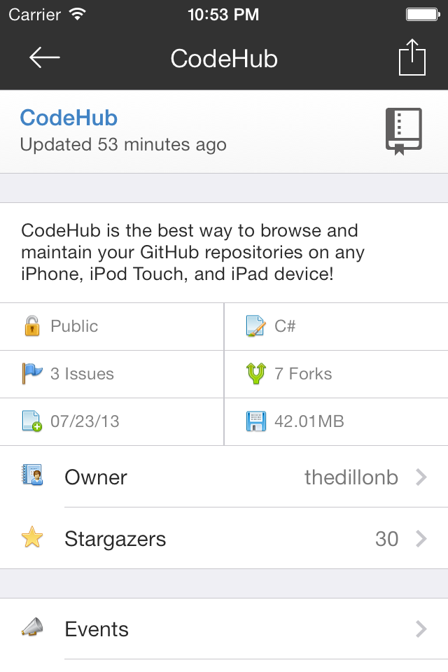 CodeHub首页、文档和下载 - Github 移动客户端 - OSCHINA - 中文开源技术交流社区