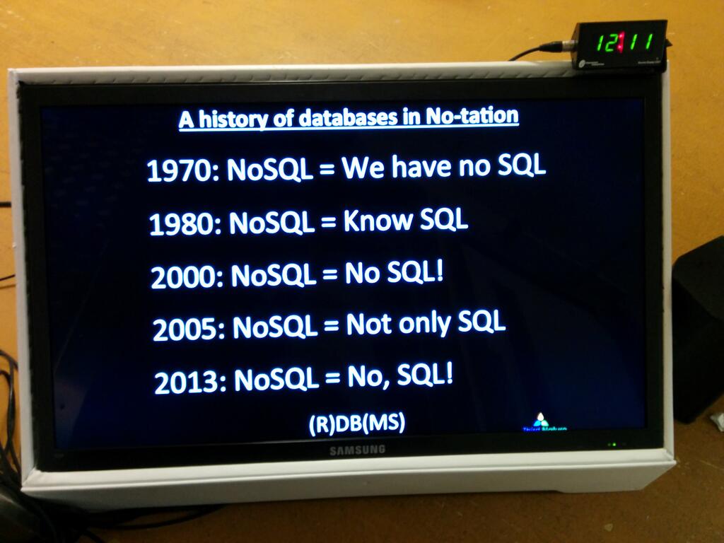 下雨中.来看下SQL还是NoSQL,你觉得那一个更