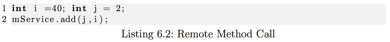 Remote Method Call