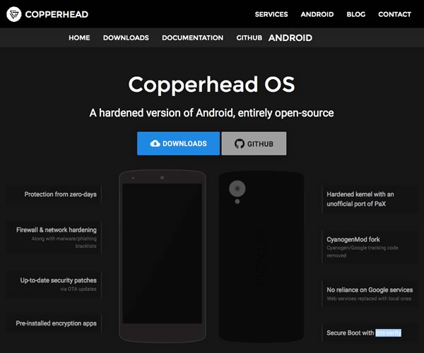Android 安全增强版本 Copperhead OS