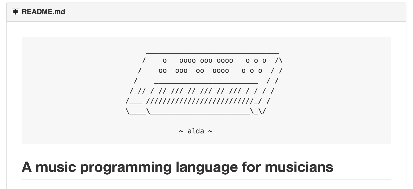 音乐创作编程语言 Alda