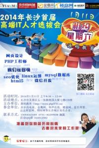 长沙首届高端IT人才选拔会
