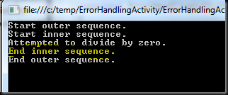 WF4.0:NativeActivity中的错误处理-CSDN博客