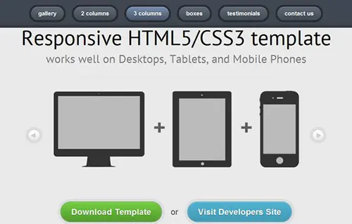 Responsive HTML5 CSS3 Templates