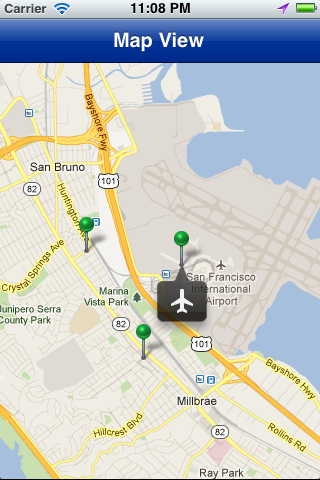 custom map annotation 通过 mkannotationview 定制地图呼出冒泡