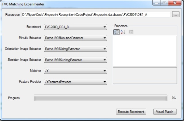 一个用来验证指纹的 C# 框架(A Framework in C# for Fingerprint Verification)