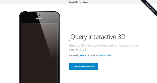 jQuery Interactive 3D