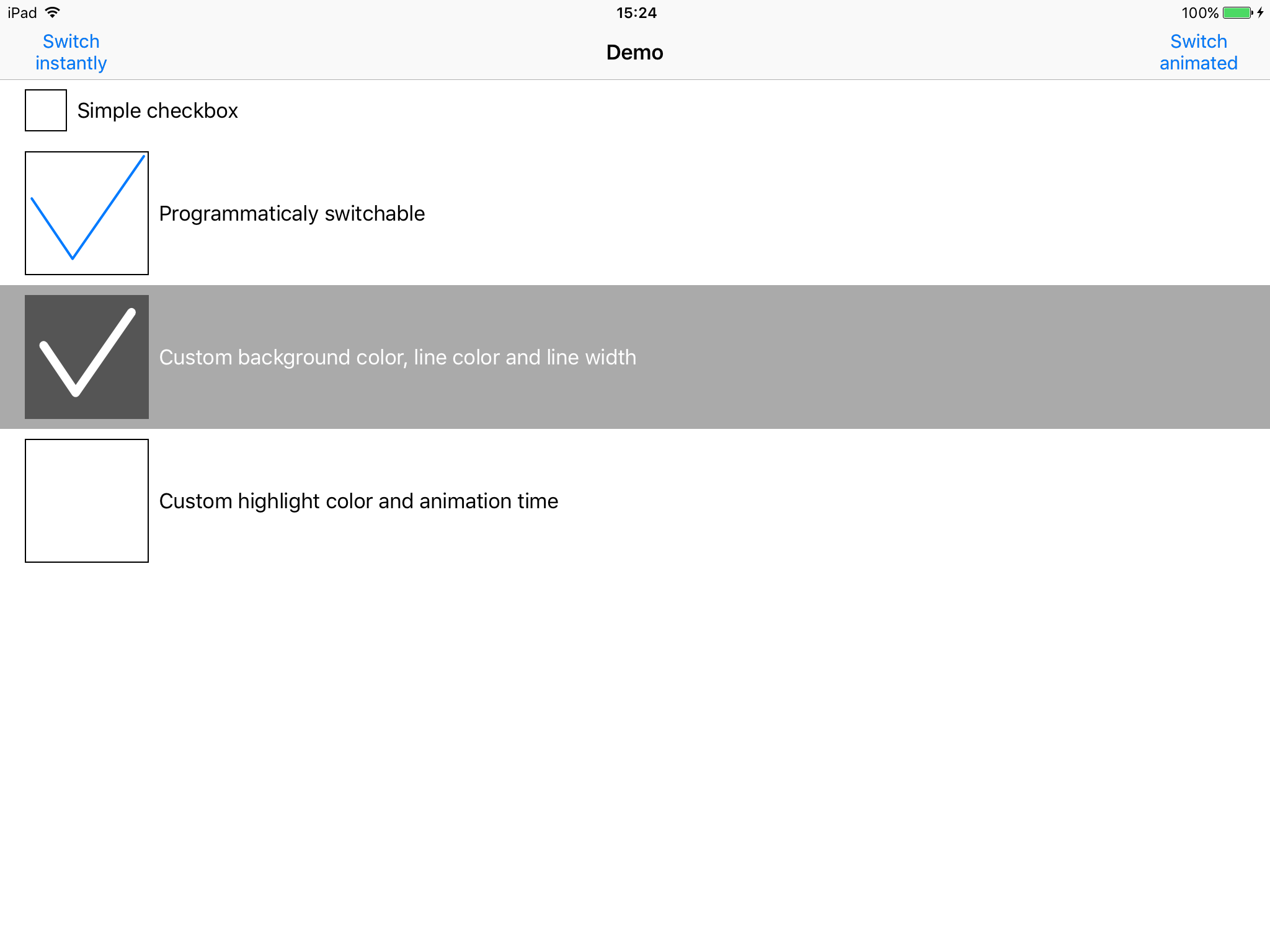 Ios Checkboxes DOCheckboxControl首页、文档和下载 - iOS 的 Checkbox 控制 - OSCHINA - 中文开源技术交流社区