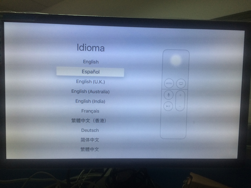 语言选择