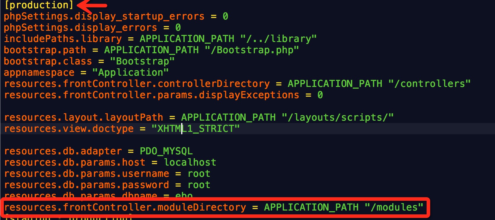 config